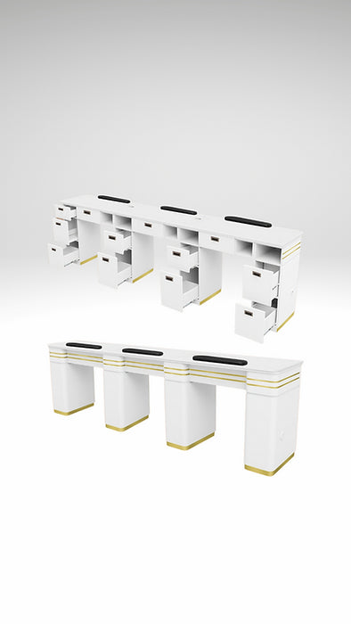 Marigold - Mesa de uñas triple