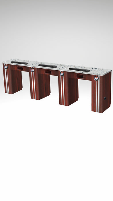 Redskin Nail Table - Triple with Fan