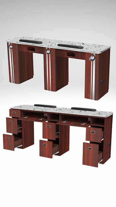 Mesa de uñas Redskin - Doble