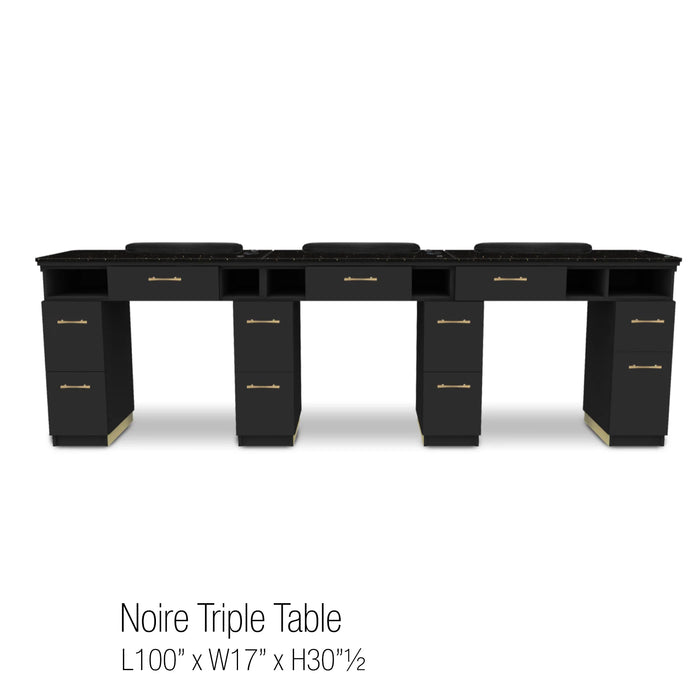 Noire Triple Nail Table