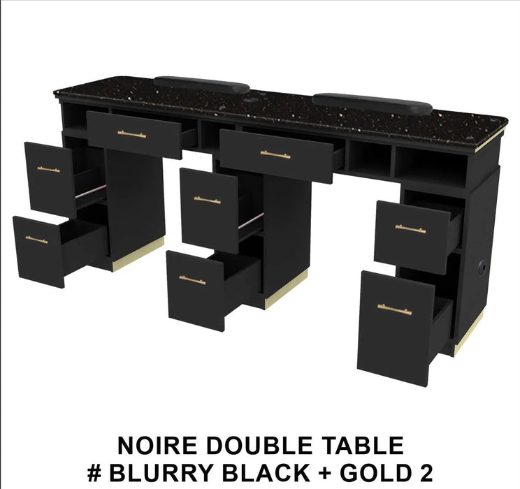 Noire Double Nail Table