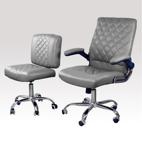 Daytona Customer & Technician Chair Combo - Grey