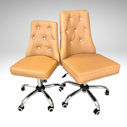 Combo de silla para técnico y cliente MABEL - Capuchino