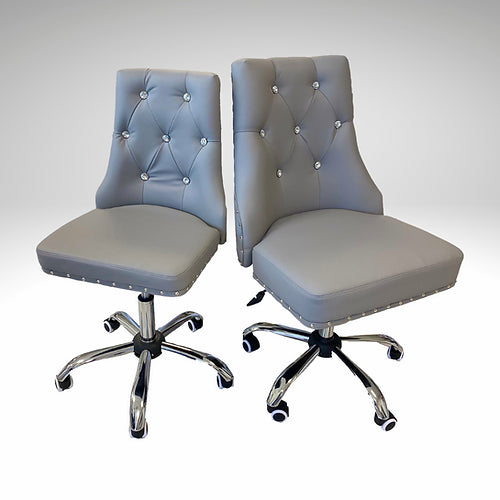 MABEL - Combinación de silla para cliente y técnico - Gris
