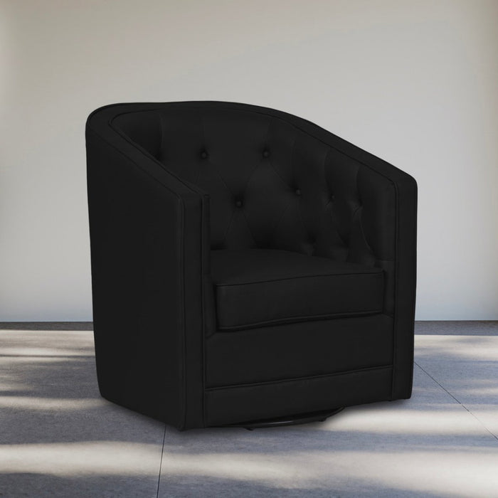 Caddo Swivel Chair [PU Leather] | Titan Chair